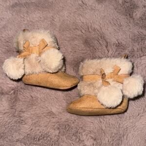 Stepping Stones Faux Fur Boots 0-3 months